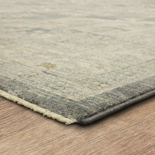 Karastan Adalia Kumra Dark Gray Area Rug Angle Image