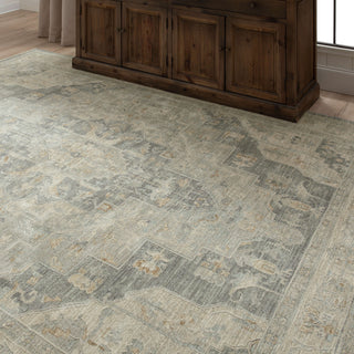 Karastan Adalia Kumra Dark Gray Area Rug Lifestyle Image Feature