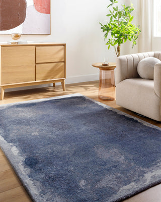 Surya Kavita KVT-2322 Grey Area Rug Room Scene Feature