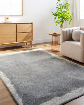 Surya Kavita KVT-2323 Grey Area Rug Room Scene Feature