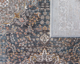 Bashian Legacy L115-LGC114 Teal Area Rug Backing Image