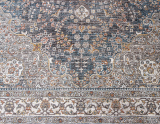 Bashian Legacy L115-LGC114 Teal Area Rug Detail Image