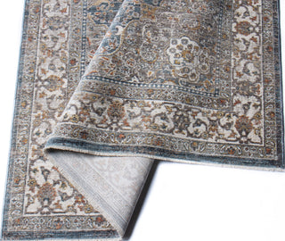 Bashian Legacy L115-LGC114 Teal Area Rug Fold Image