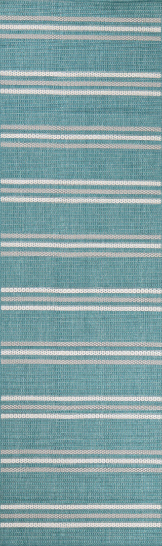 Bashian Lanai L126-LAN101 Aqua Area Rug