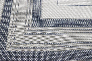 Bashian Lanai L126-LAN107 Grey Blue Area Rug