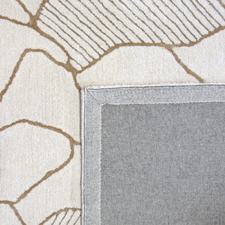 Bashian Larchmont L128-LR390 Beige Area Rug Backing Image