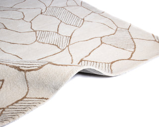 Bashian Larchmont L128-LR390 Beige Area Rug Fold Image