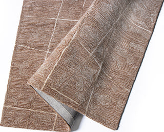 Bashian Larchmont L128-LR392 Cinnamon Area Rug Fold Image