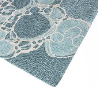 Bashian Larchmont L128-LR393 Teal Area Rug Pile Image