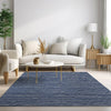 Dalyn Laidley LA1 Navy Area Rug Lifestyle Image Feature