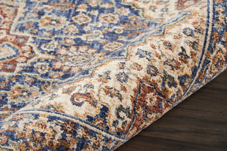 Nourison Lagos LAG01 Blue Area Rug Corner Image