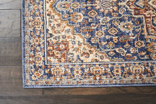 Nourison Lagos LAG01 Blue Area Rug Detail Image