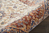 Nourison Lagos LAG01 Cream Area Rug Corner Image
