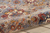 Nourison Lagos LAG04 Sky Area Rug Corner Image