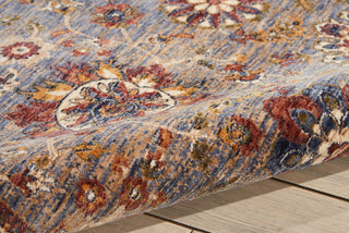 Nourison Lagos LAG04 Sky Area Rug Corner Image