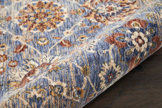 Nourison Lagos LAG04 Sky Area Rug Corner Image