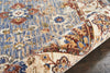 Nourison Lagos LAG04 Sky Area Rug Corner Image