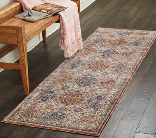 Nourison Lagos LAG05 Multicolor Area Rug Corner Image