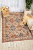 Nourison Lagos LAG05 Multicolor Area Rug Corner Image