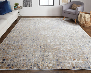 Feizy Laina 39G0F Beige/Gray Area Rug