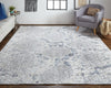 Feizy Laina 39GIF Blue/Gray Area Rug Lifestyle Image Feature