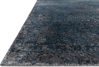 Loloi Laiza LAZ-03 Mediterranean/Graphite Area Rug Corner Image
