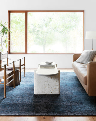 Loloi Laiza LAZ-03 Mediterranean/Graphite Area Rug Lifestyle Image Feature