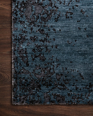 Loloi Laiza LAZ-03 Mediterranean/Graphite Area Rug Corner Image