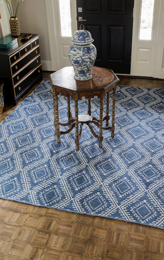 Momeni Langdon LGD-4 Blue Area Rug by Erin Gates Main Image Feature