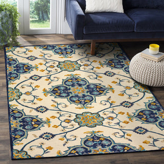 LR Home Lavish 54073 Ivory Area Rug Lifestyle Image