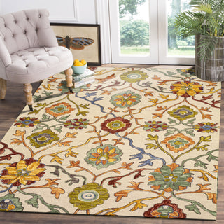 LR Home Lavish 54074 Light Beige Area Rug Lifestyle Image