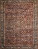 Loloi Layla LAY-01 Brick/Blue Area Rug main image