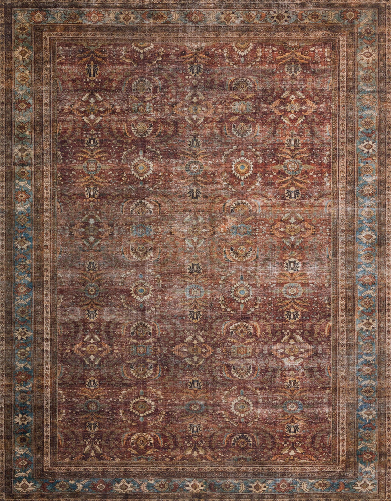 Loloi Layla LAY-01 Brick/Blue Area Rug main image