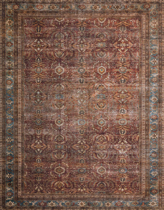 Loloi Layla LAY-01 Brick/Blue Area Rug main image