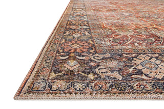 Loloi Layla LAY-02 Spice/Marine Area Rug Corner Image