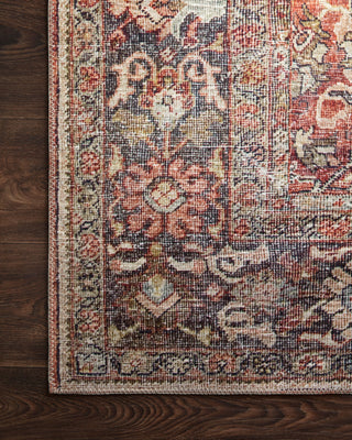 Loloi Layla LAY-02 Spice/Marine Area Rug Corner Image