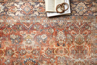 Loloi Layla LAY-02 Spice/Marine Area Rug Lifestyle Image Feature