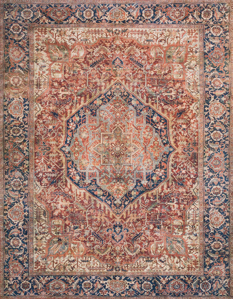 Loloi II Layla LAY-08 Red/Navy Area Rug main image