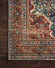 Loloi II Layla LAY-09 Cobalt Blue/Spice Area Rug Lifestyle Image Feature