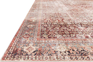 Loloi II Layla LAY-11 Cinnamon / Sage Area Rug Corner Image