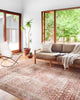 Loloi Layla LAY-11 Cinnamon / Sage Area Rug Lifestyle Image Feature