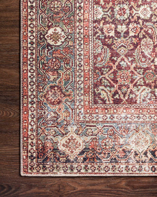 Loloi II Layla LAY-11 Cinnamon / Sage Area Rug Lifestyle Image Feature