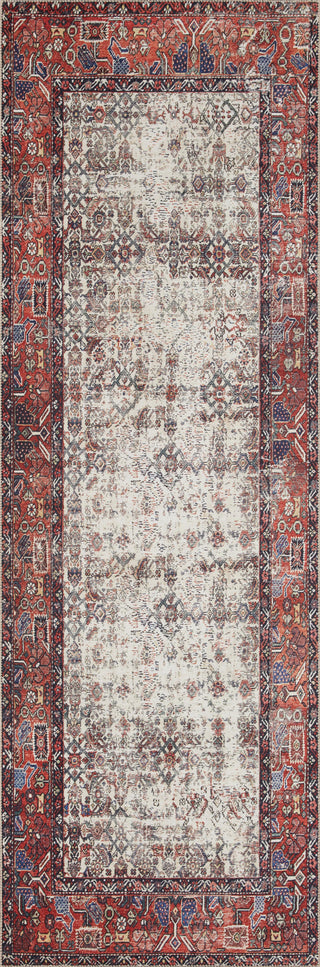 Loloi Layla LAY-12 Ivory / Brick Area Rug Runner Image