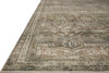 Loloi II Layla LAY-13 Antique / Moss Area Rug Corner Image