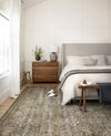 Loloi II Layla LAY-13 Antique / Moss Area Rug Lifestyle Image