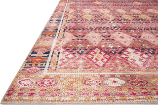 Loloi II Layla LAY-15 Magenta/Multi Area Rug Corner Image