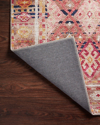 Loloi II Layla LAY-15 Magenta/Multi Area Rug Backing Image
