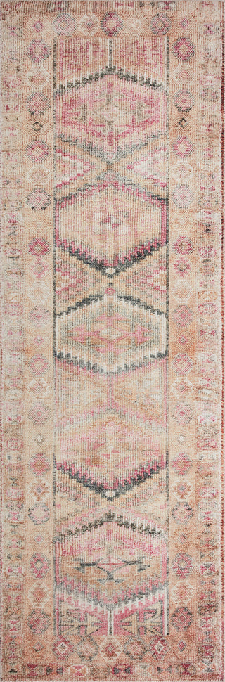 Loloi II Layla LAY-17 Pink/Lagoon Area Rug Runner Image