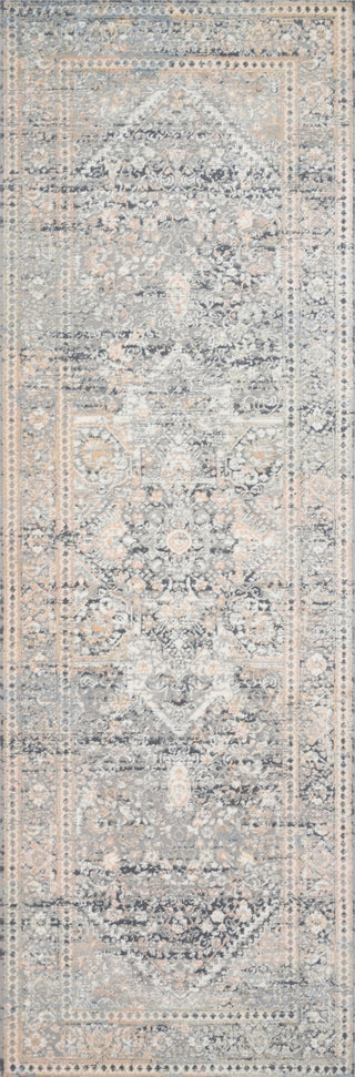 Loloi Lucia LUC-01 Grey/Sunset Area Rug Runner Image