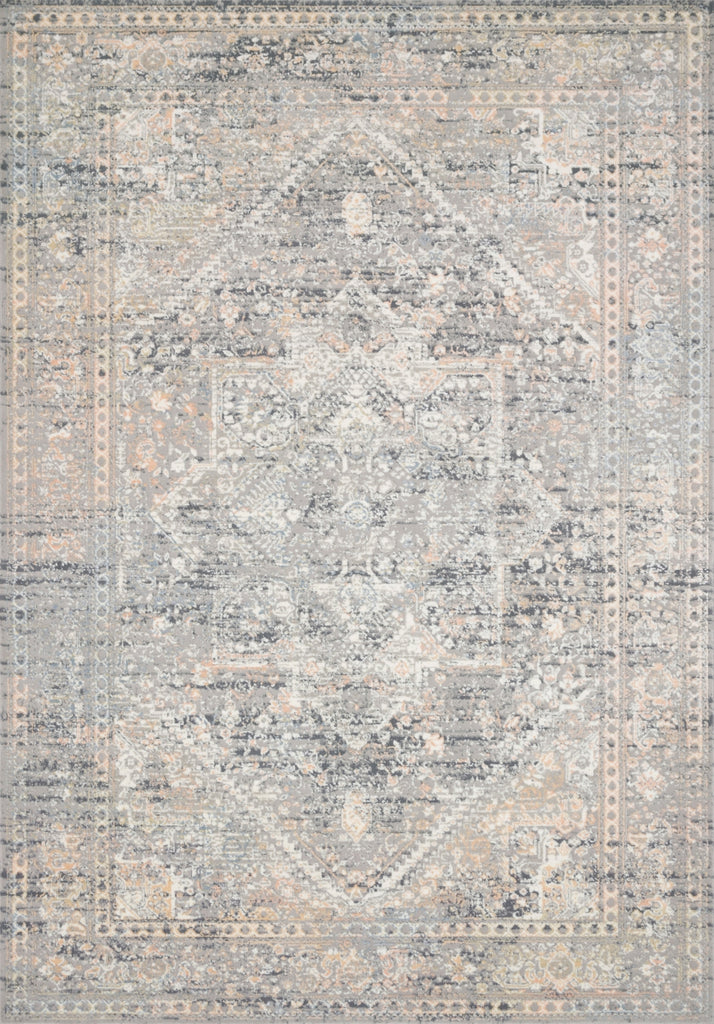 Loloi Lucia LUC-01 Grey/Sunset Area Rug main image